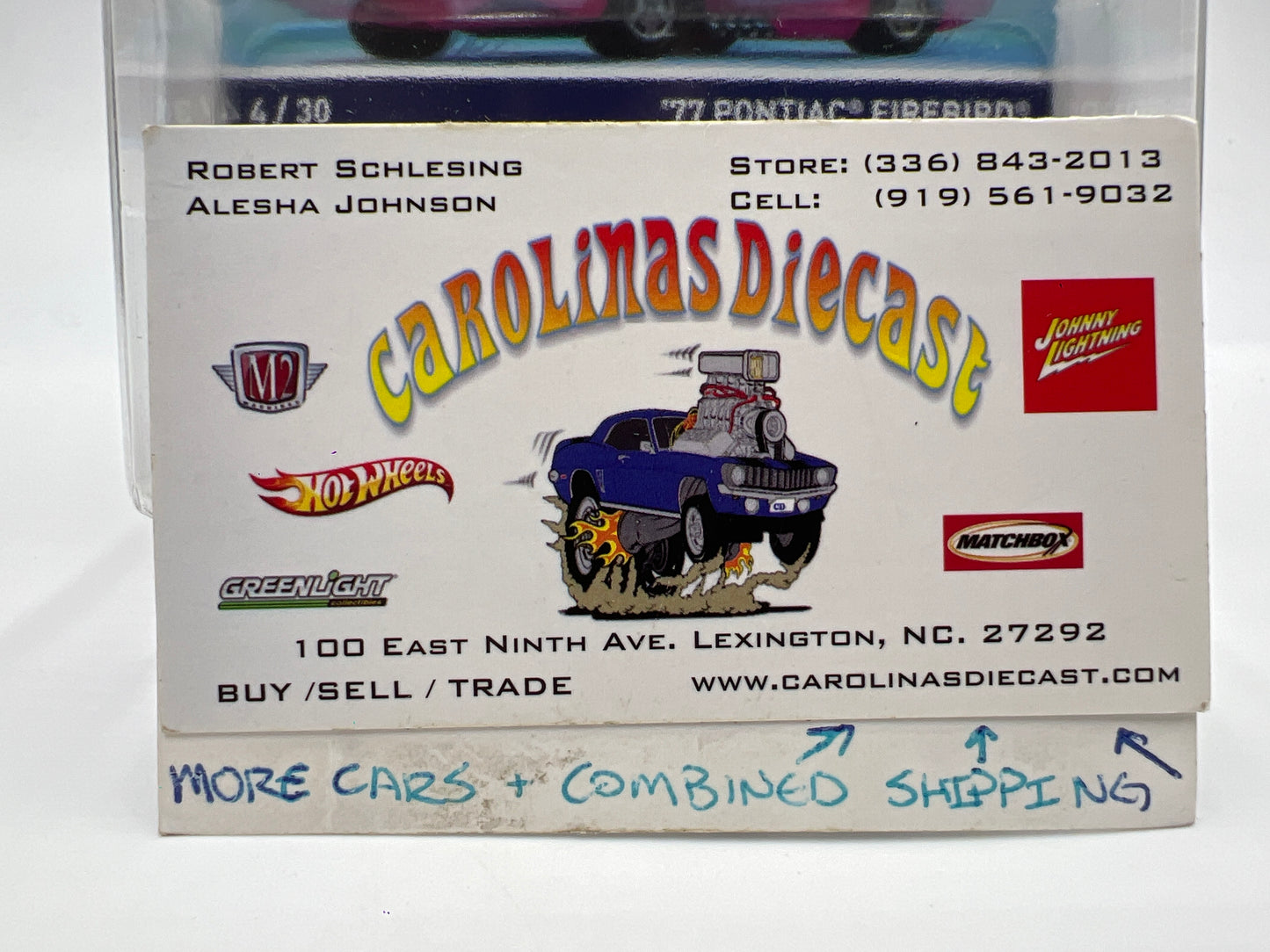 Hot Wheels Cool Classics #4 77 Pontiac Firebird Spectrafrost Blue W/Protector