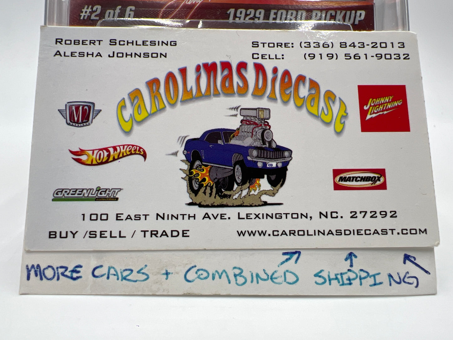 Hot Wheels Larry Wood 40 Years Of Design #2485/6500 1929 Ford Pickup Yellow W/Protector