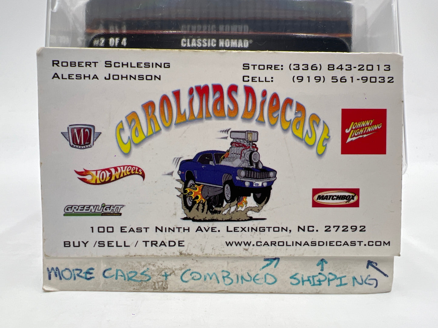 2014 Hot Wheels 28th Annual Collectors Convention LA #1113/2000 Classic Nomad W/Protector