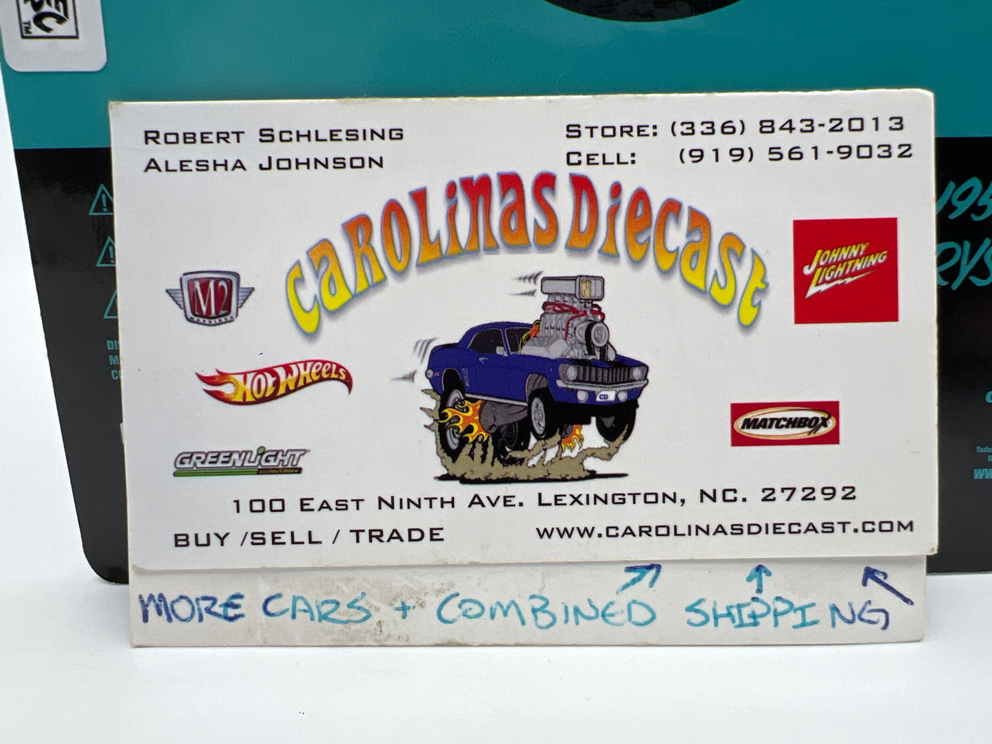 M2 Machines Auto-Drivers 1957 Chrysler 300C Blue R119 192C