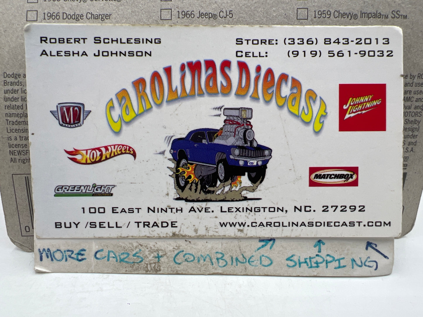 Johnny Lightning Small Card 1971 Plymouth GTX Pink 217D