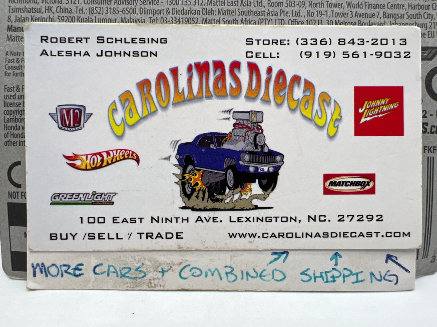 Hot Wheels Fast and Furious Fast Five #3 Ford GT-40 Blue 72H