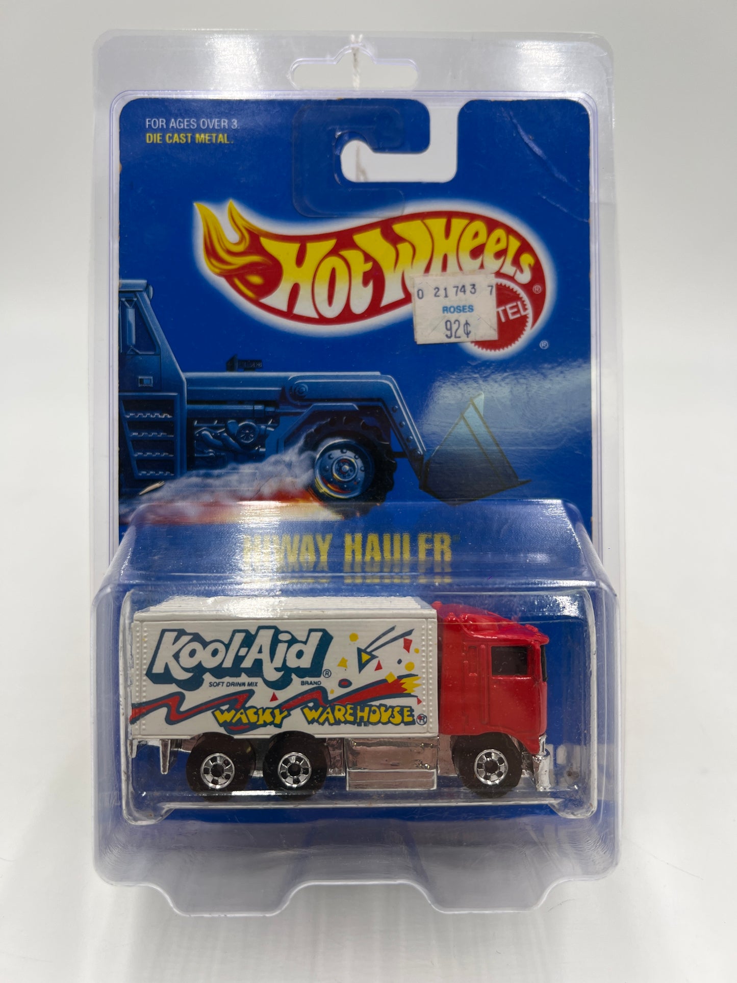 Hot Wheels Blue Card Collector No. 142 Hiway Hauler Kool-Aid BW Wheels