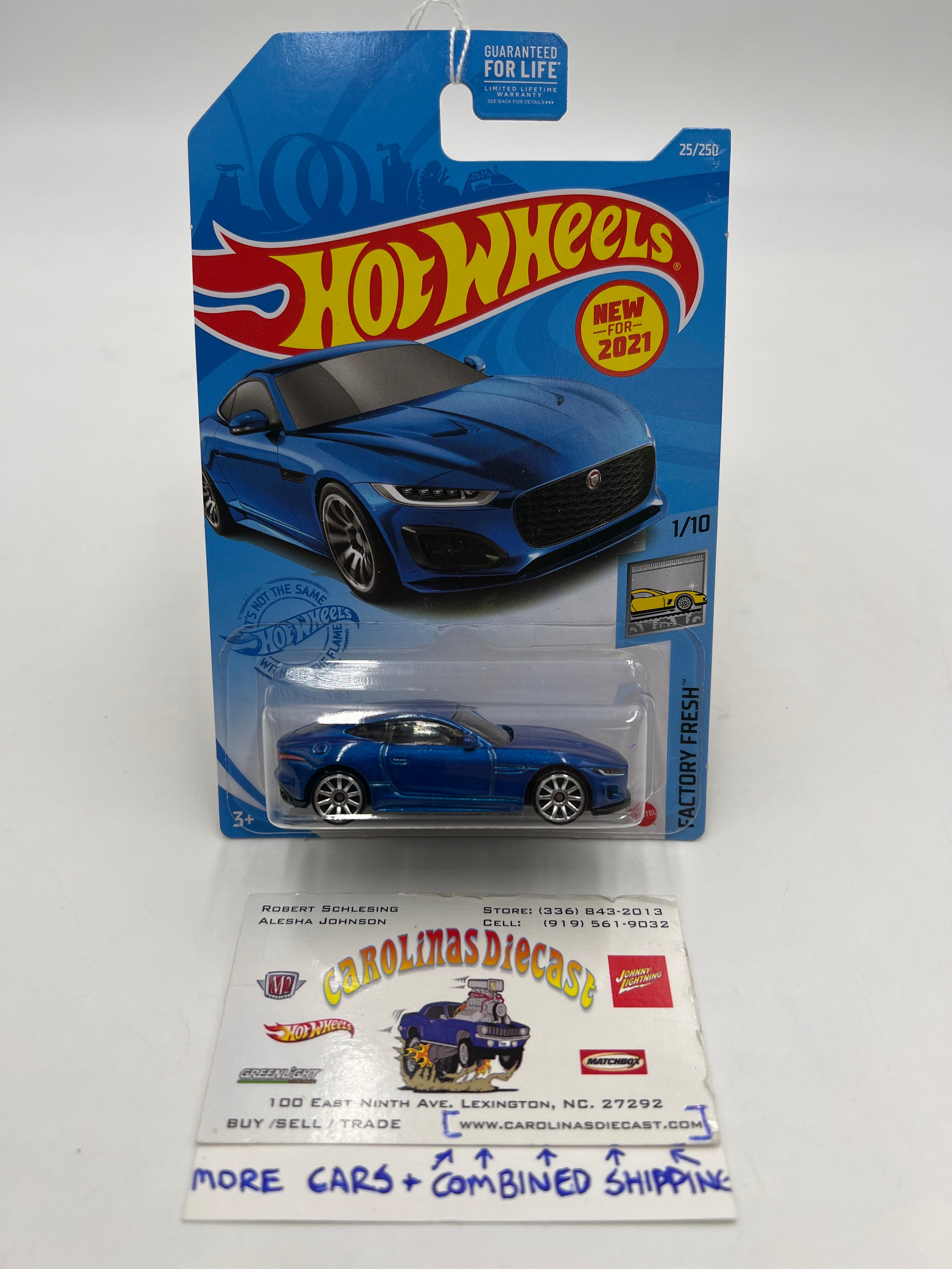 2021 Hot Wheels HW #25 2020 Jaguar F-Type Blue 64i – carolinasdiecast