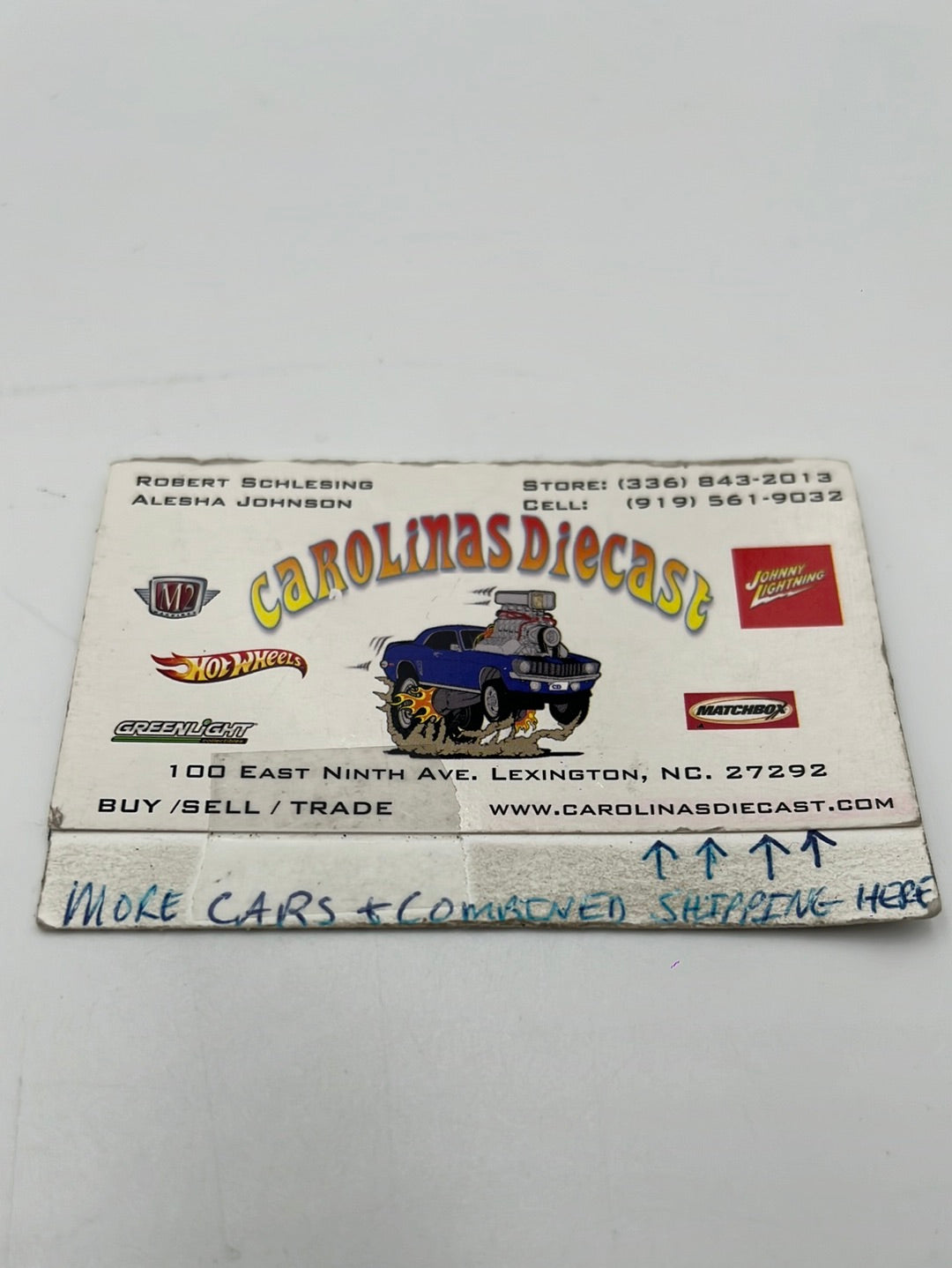 2008 Hot Wheels Blue Enzo Ferrari 114/196