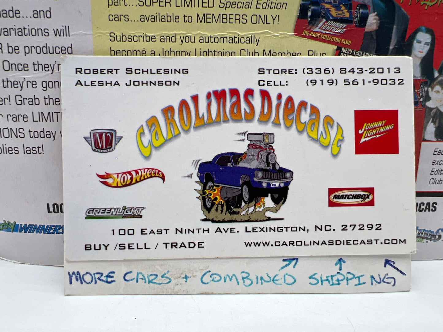 Johnny Lightning Dragsters New Year 98 #11611 Father Time Purple 186C