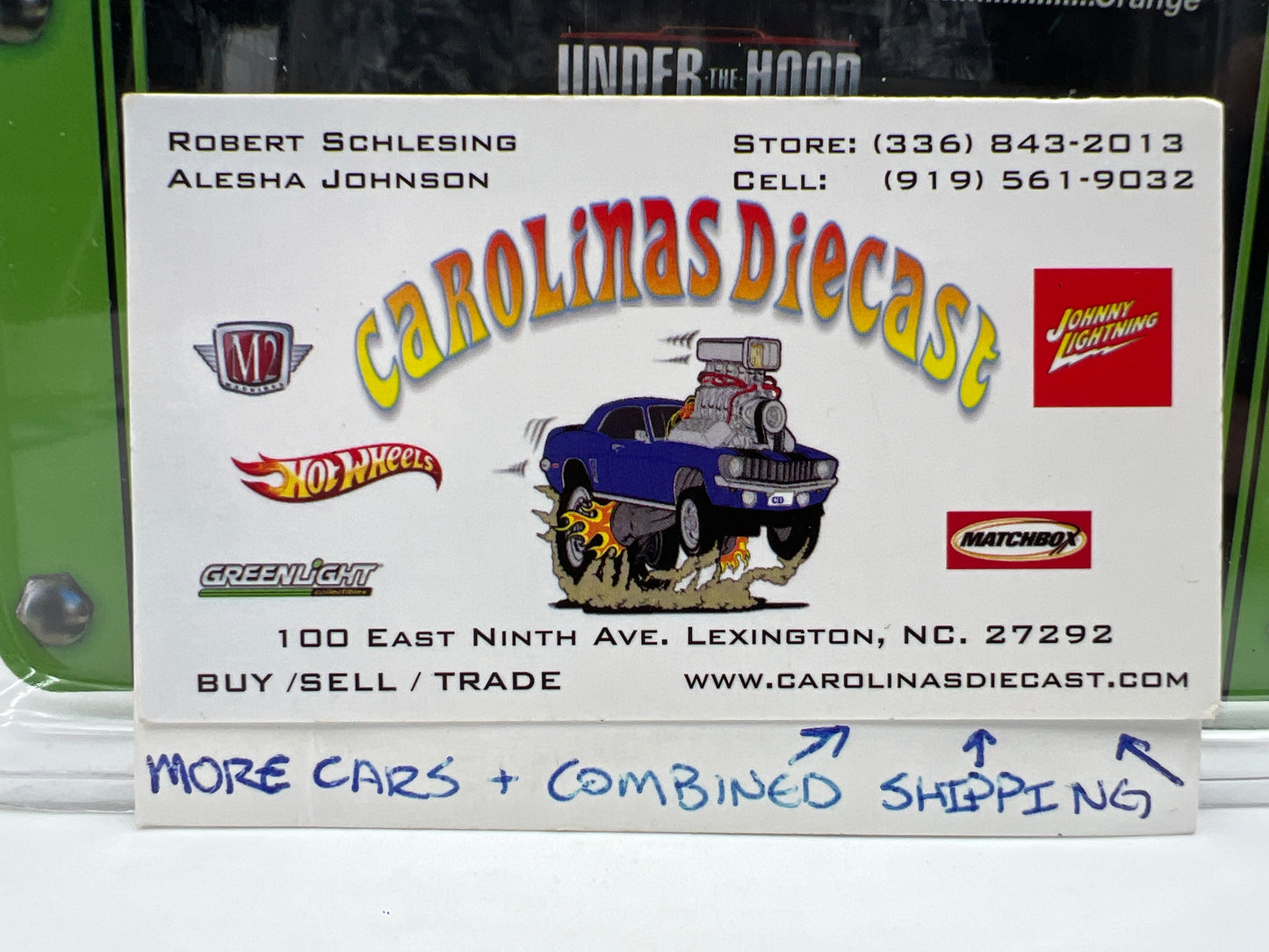 Greenlight Muscle Car Garage Series 6 2008 Shelby GT Convertible Blue 176C