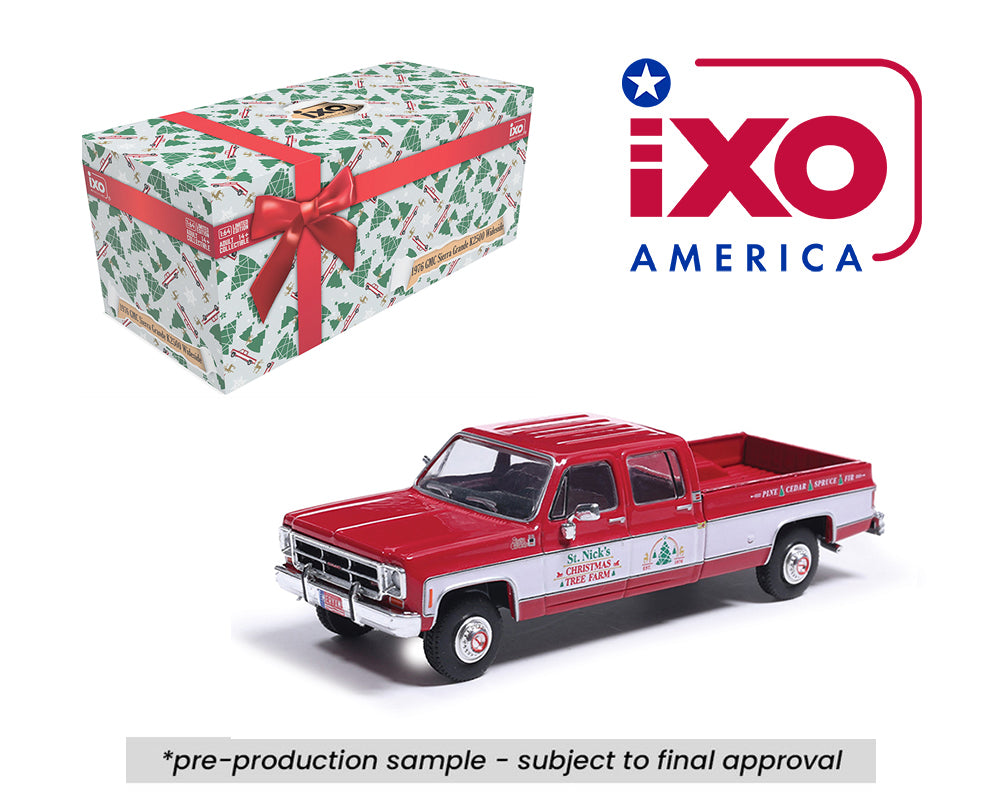 (Preorder) IXO Model 1:64 1976 GMC Sierra Grande 2500 Christmas Exclusive Edition Limited Edition