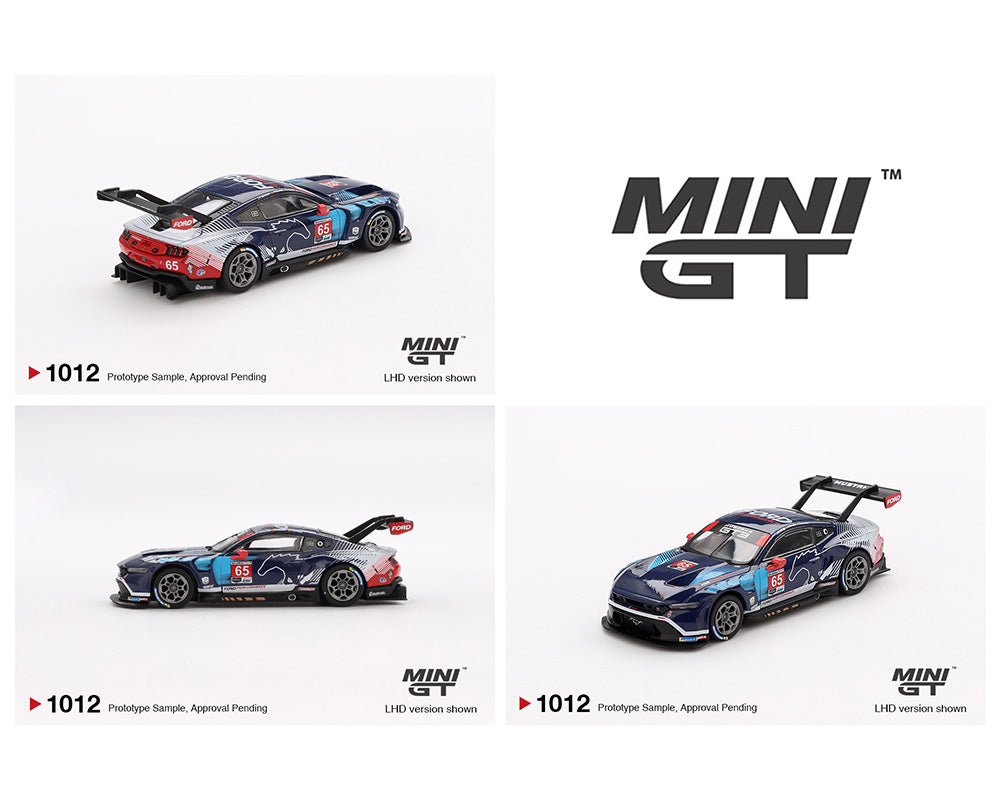 (Preorder) Mini GT 1:64 #1012 Ford Mustang GT3 #65 Ford Multimatic Motorsports 2024 IMSA Daytona 24 Hrs MGT01012