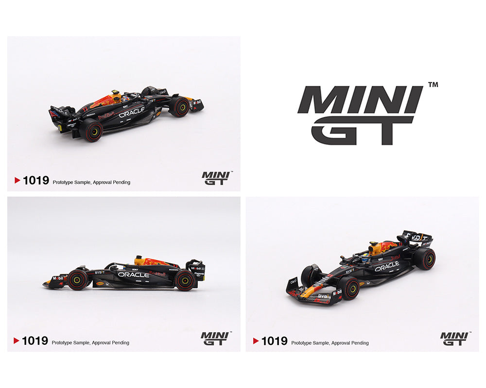 (Preorder) Mini GT 1:64 Oracle Red Bull Racing RB20 #11 Sergio Pérez 2024 F1 2024 Bahrain GP 2nd Place MGT01019
