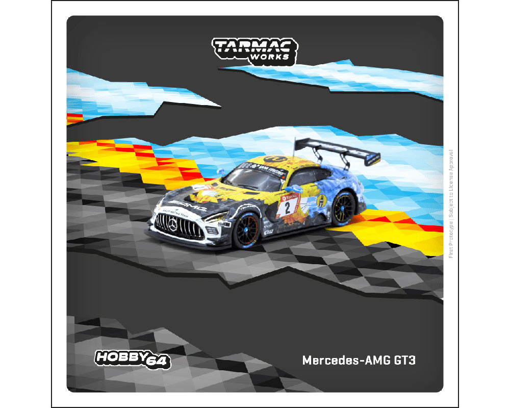 (Preorder) Tarmac Works 1:64 Mercedes-AMG GT3 #2 Nürburgring 24h 2020 – Limited Edition – Hobby64