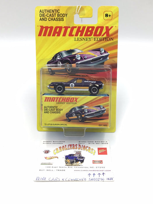 Matchbox Lesley Edition 72 Lotus Europa Special 172A