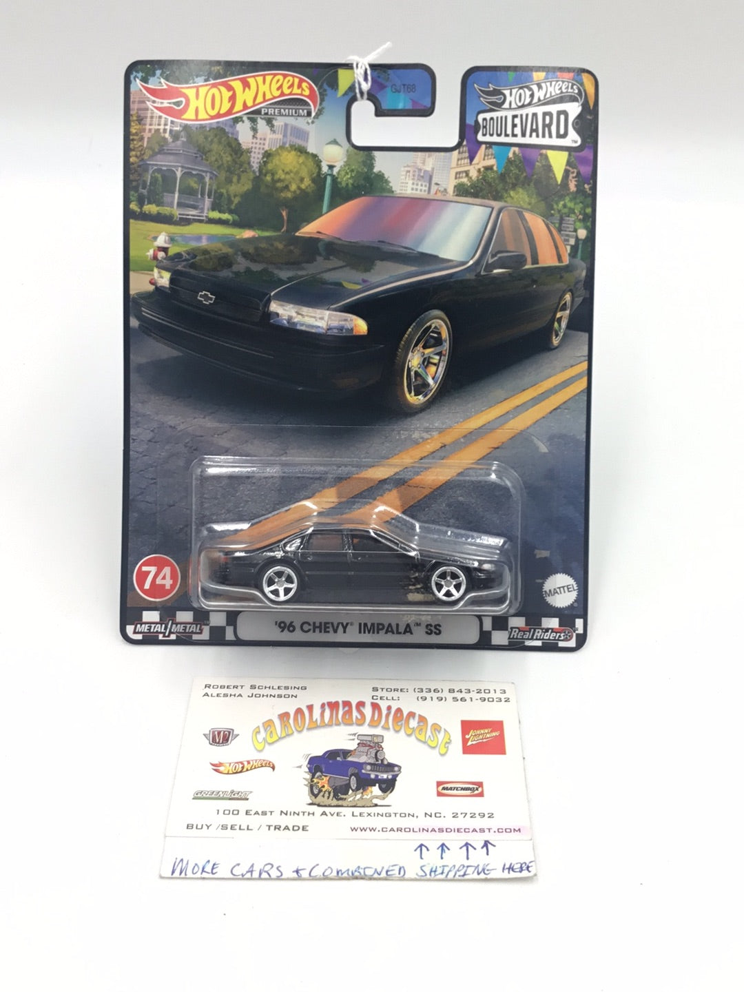 Hot Wheels Boulevard #74 96 Chevy Impala