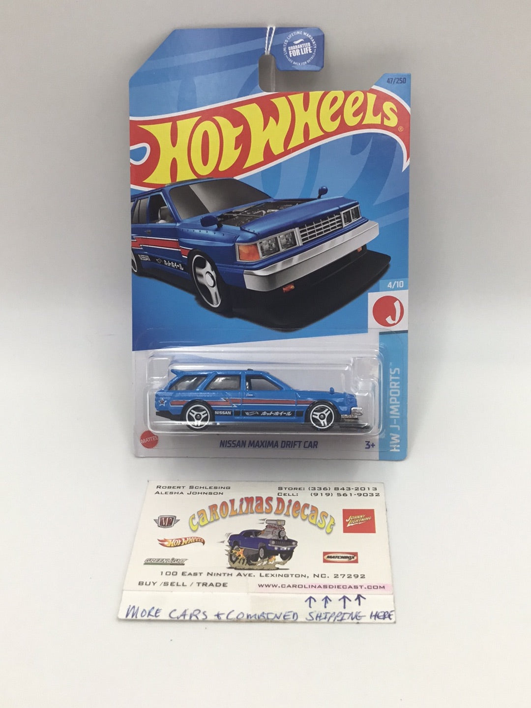 Hot Wheels Nissan Maxima Drift Car 4/10 Linha HW J-Imports