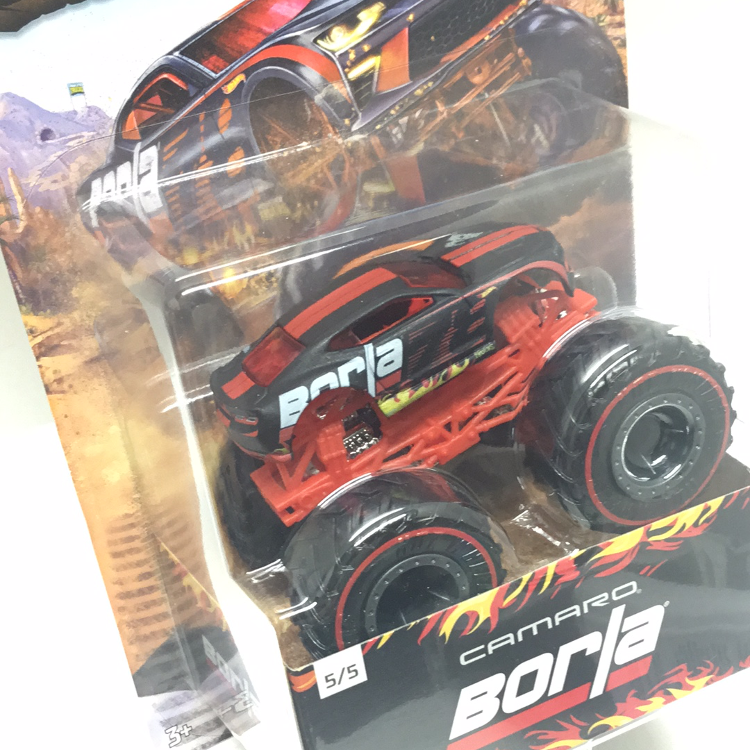 2021 Hot wheels monster Trucks redlines Borla Camaro 5/5 131E
