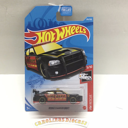 2021 hot wheels L case #216 Dodge Charger Drift 58A