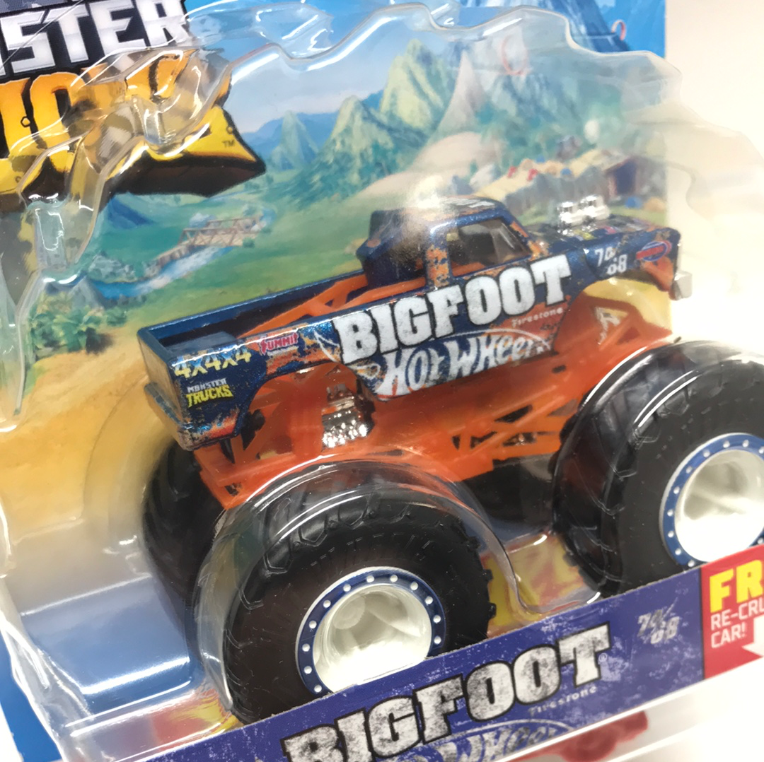 2021 Hot wheels monster Trucks Bigfoot 28/75 132E