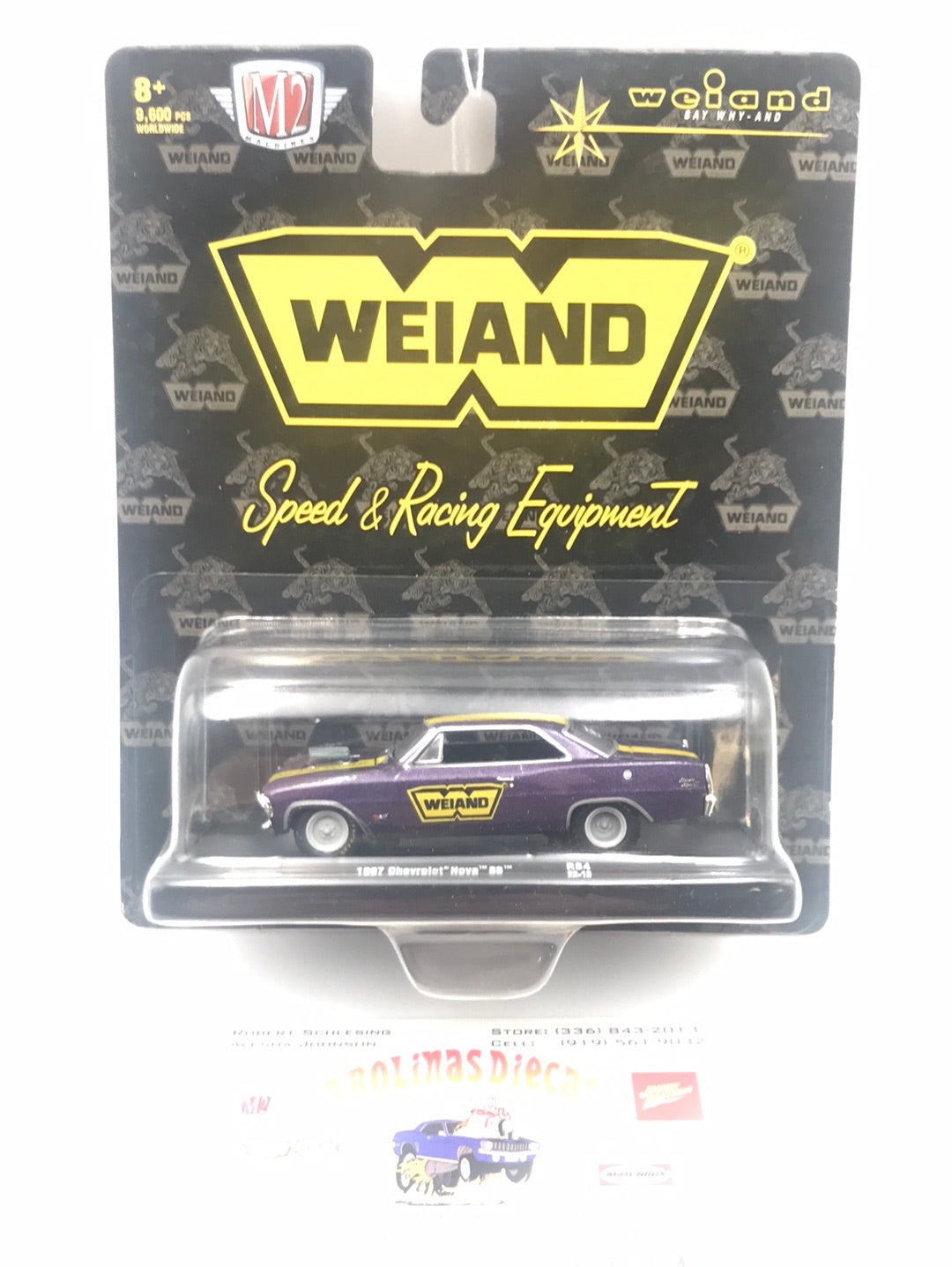 M2 Machines auto-drivers 1967 Chevrolet Nova SS Weiand R84