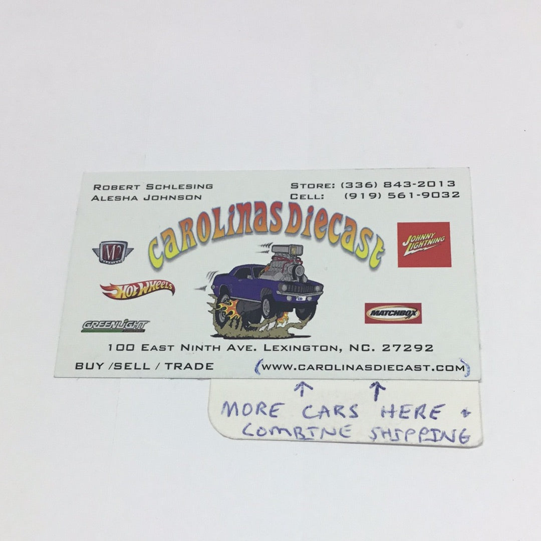 Johnny Lightning Disney Hollywood on wheels Herbie The Love Bug Dirty Version