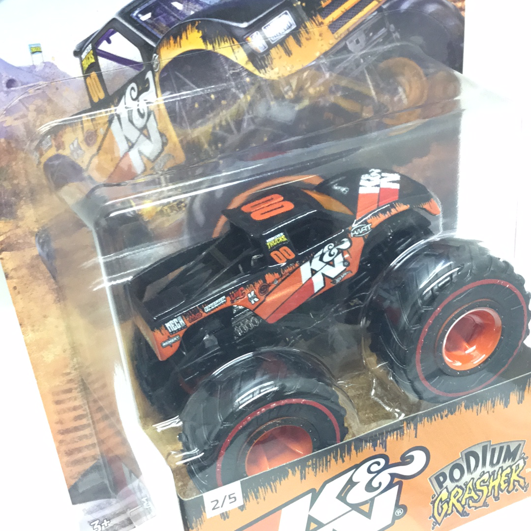 2021 Hot wheels monster Trucks redlines Podium Crasher K&N 2/5 132i