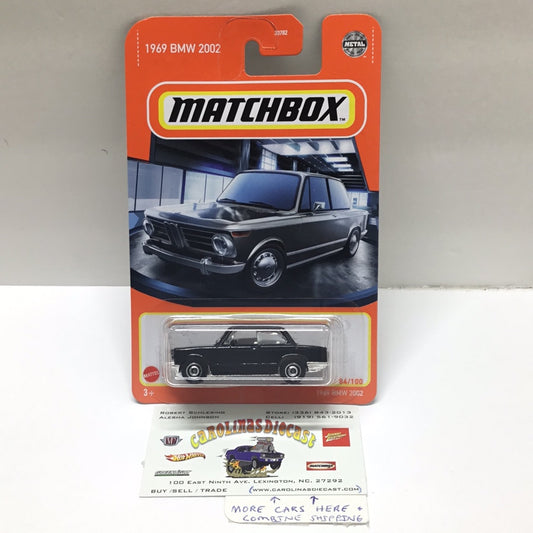 2021 matchbox W case #84 1969 BMW 2002 black 199F