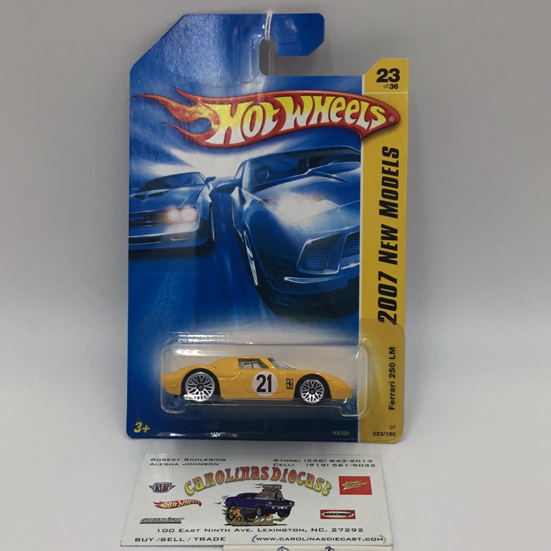 2007 Hot Wheels #023 Ferrari 250 LM – carolinasdiecast