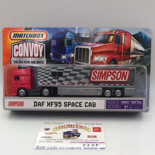 Matchbox Convoy Daf XF95 Space Cab Simpson Vhtf 168A