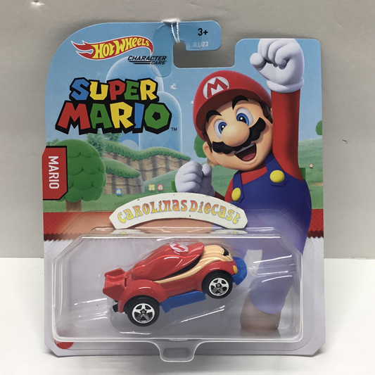 2021 Hot Wheels Super Mario gaming character cars Mario 110B