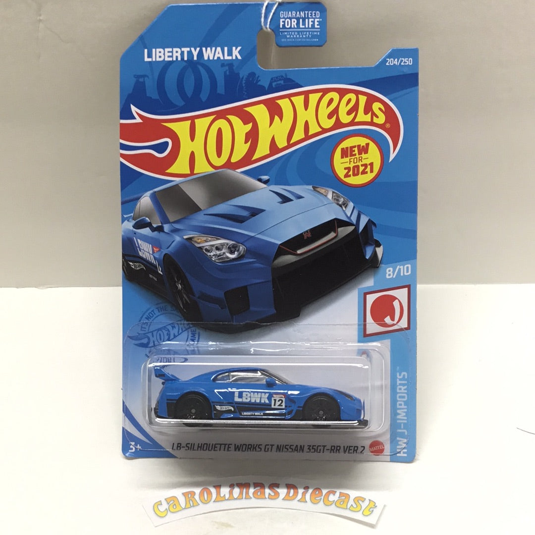 2021 hot wheels #204 LB Silhouette Works GT Nissan 35GT-RR Ver 2