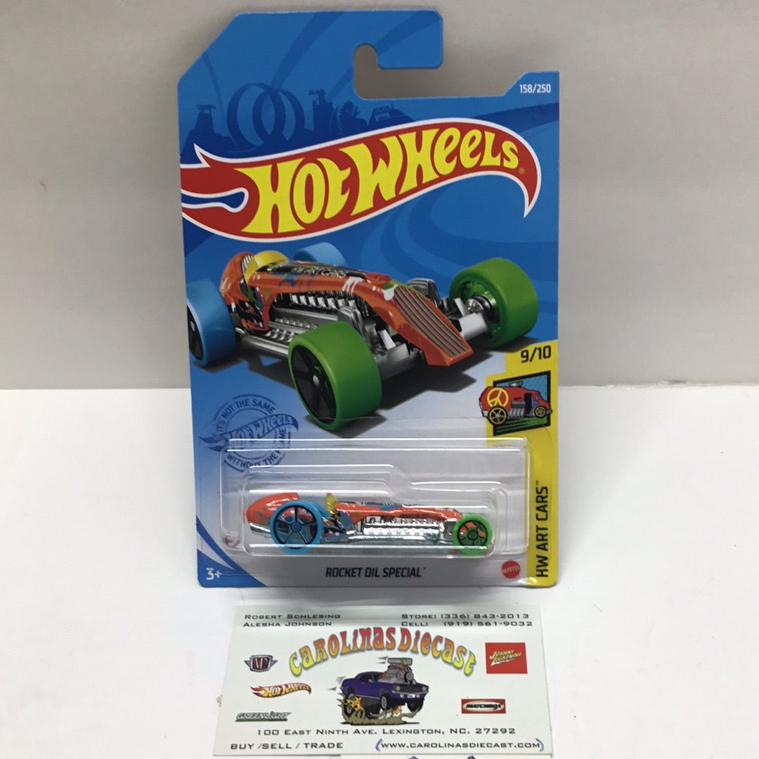 2021 hot wheels N case #158 Rocket oil special orange SS7