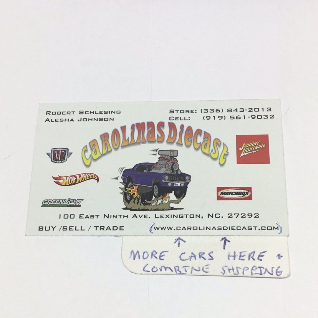 Johnny lightning Firebird 1967 Pontiac Firebird rubber tires 210E