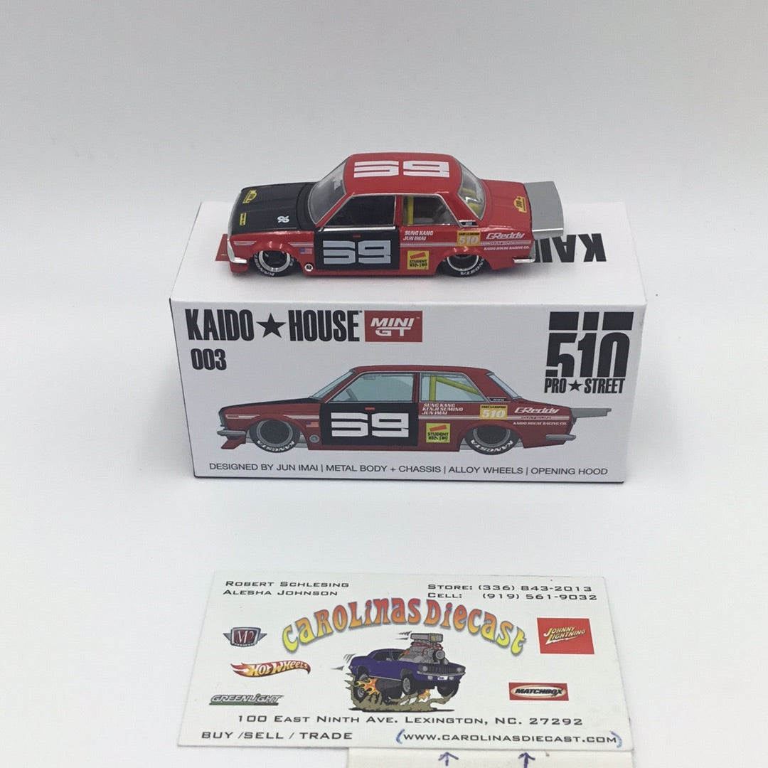 Mini GT Kaido House 1:64 510 Pro Street red #3