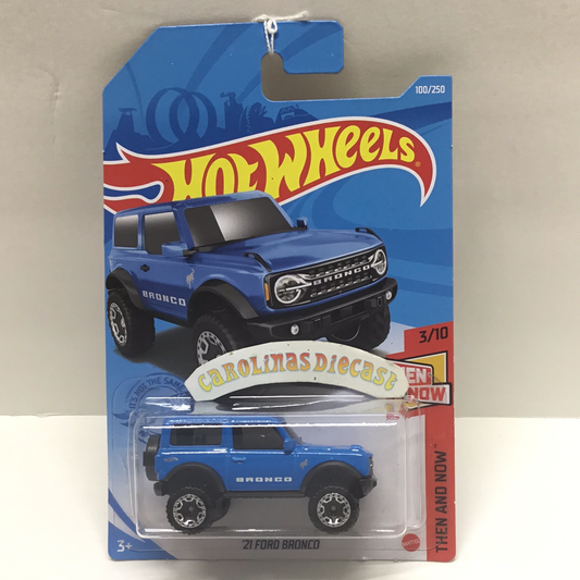 2021 hot wheels D case #100 21 Ford Bronco 22A