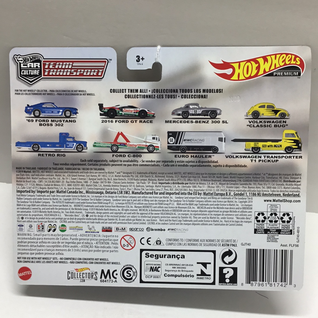 Hot wheels car culture team transport #20 2016 Ford GT Race 280H