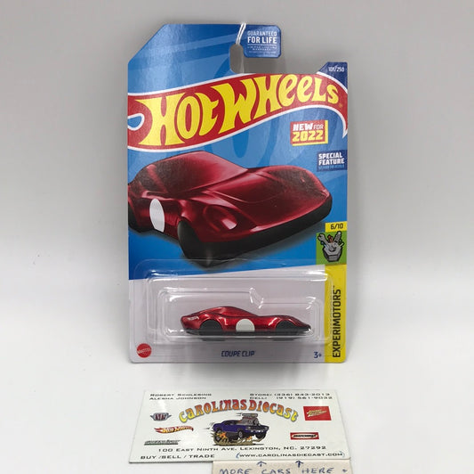 2022 hot wheels J case #101 Coupe Clip red 53i
