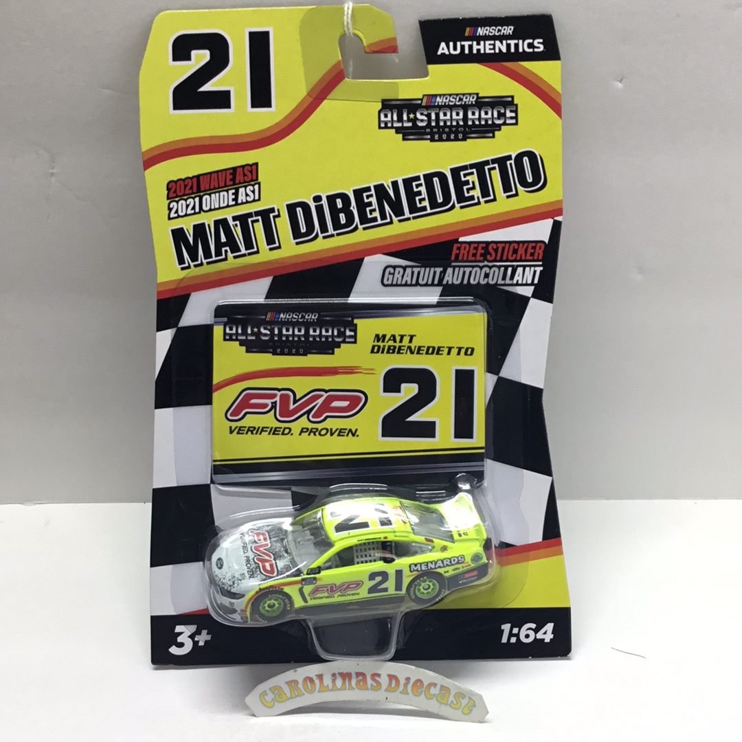 2021 nascar authentics wave AS1 all star race Matt Dibenedetto MM2