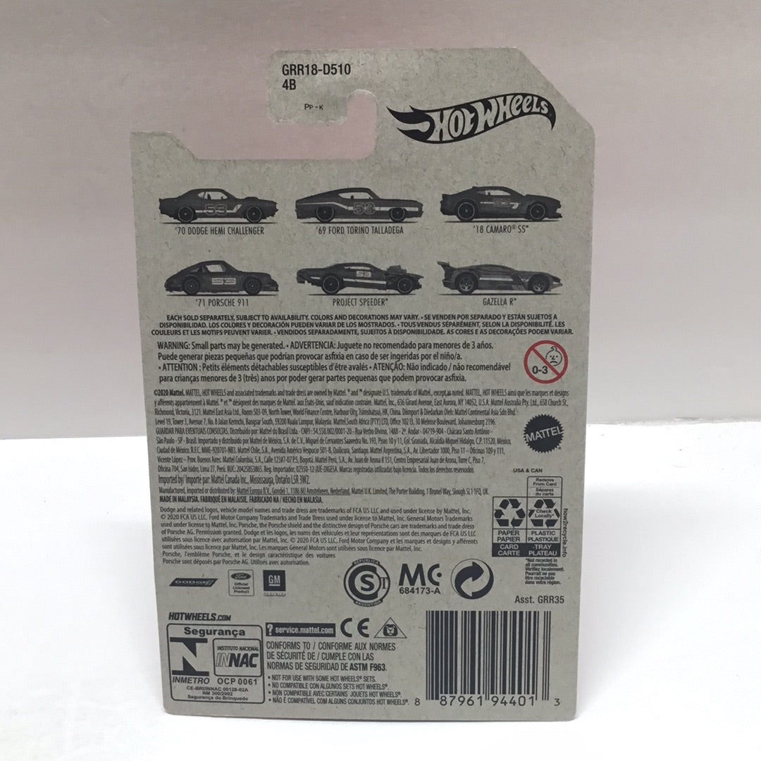 2021 Hot wheels 53rd anniversary set orange and blue mix 2 18 Camaro SS 154H