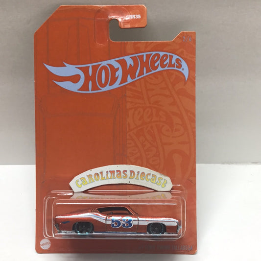 2021 Hot wheels 53rd anniversary set orange and blue mix 2 69 Ford Torino Talladega 154H
