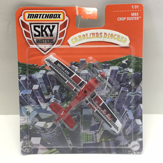2021 Matchbox Sky Busters #1 MBX Crop Duster 1/31