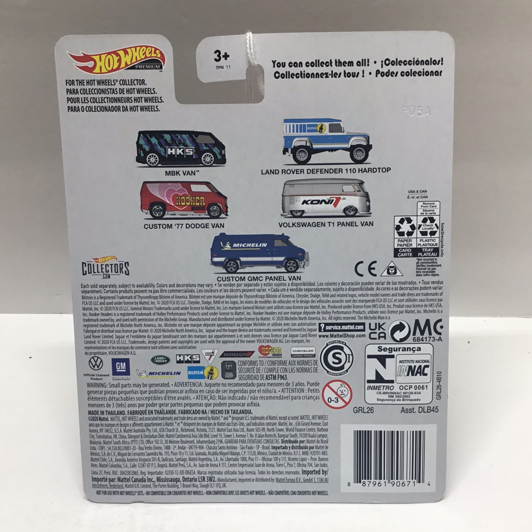 2021 Hot wheels pop culture K case Custom 77 dodge van hooker headers 260B