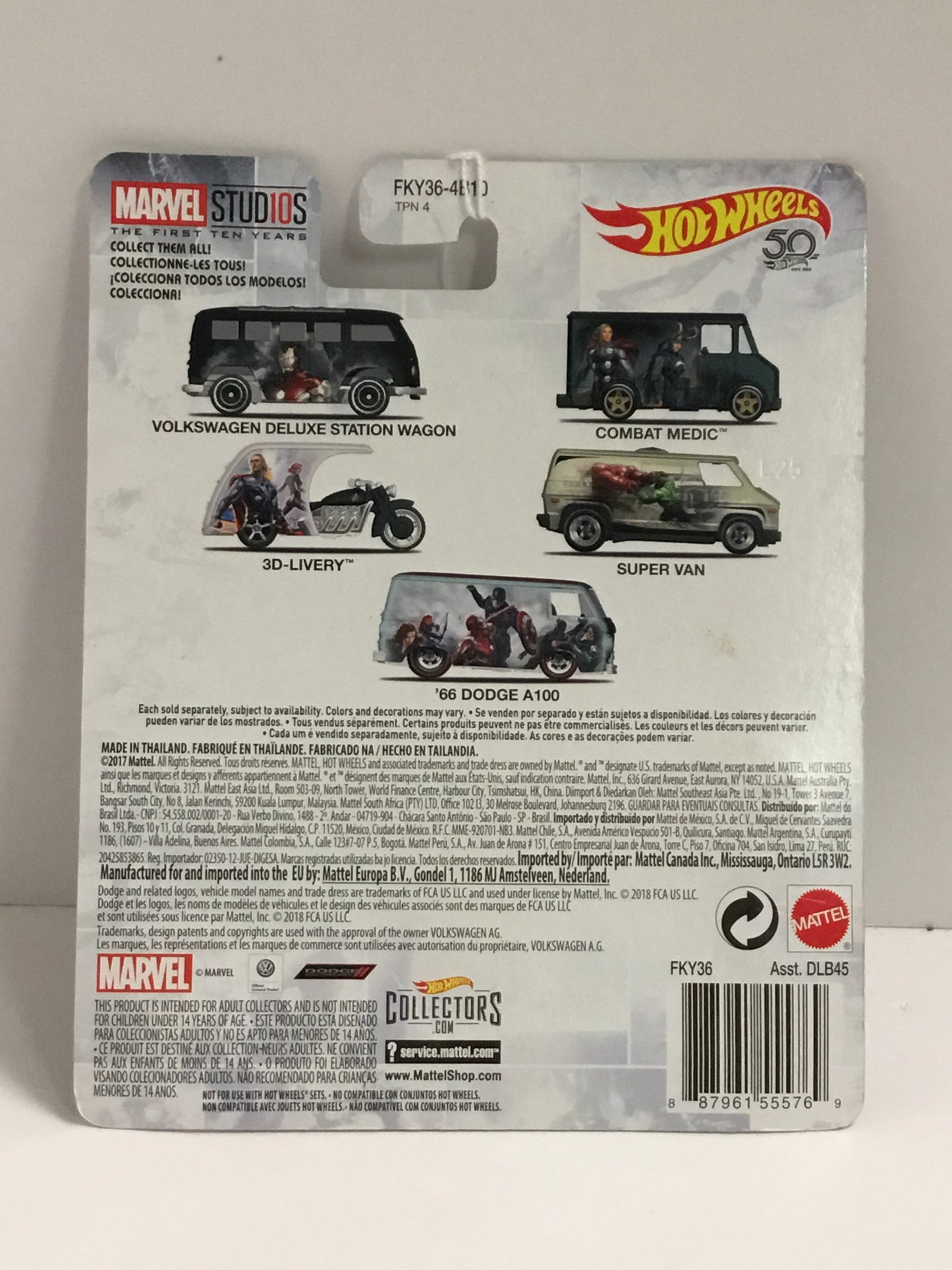 Hot wheels pop culture marvel studios Avengers 3D-Livery 270D