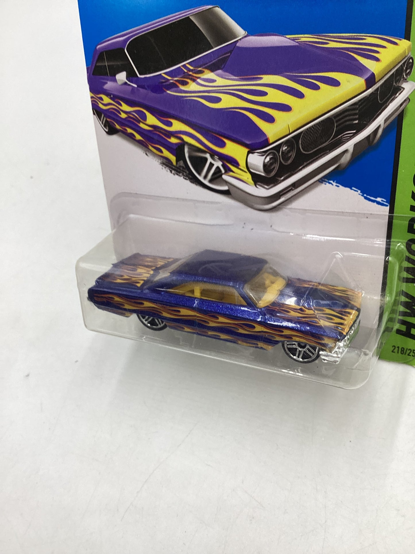 2013 Hot Wheels Kmart KDay Custom 64 Galaxie 500 Blue #218 235B