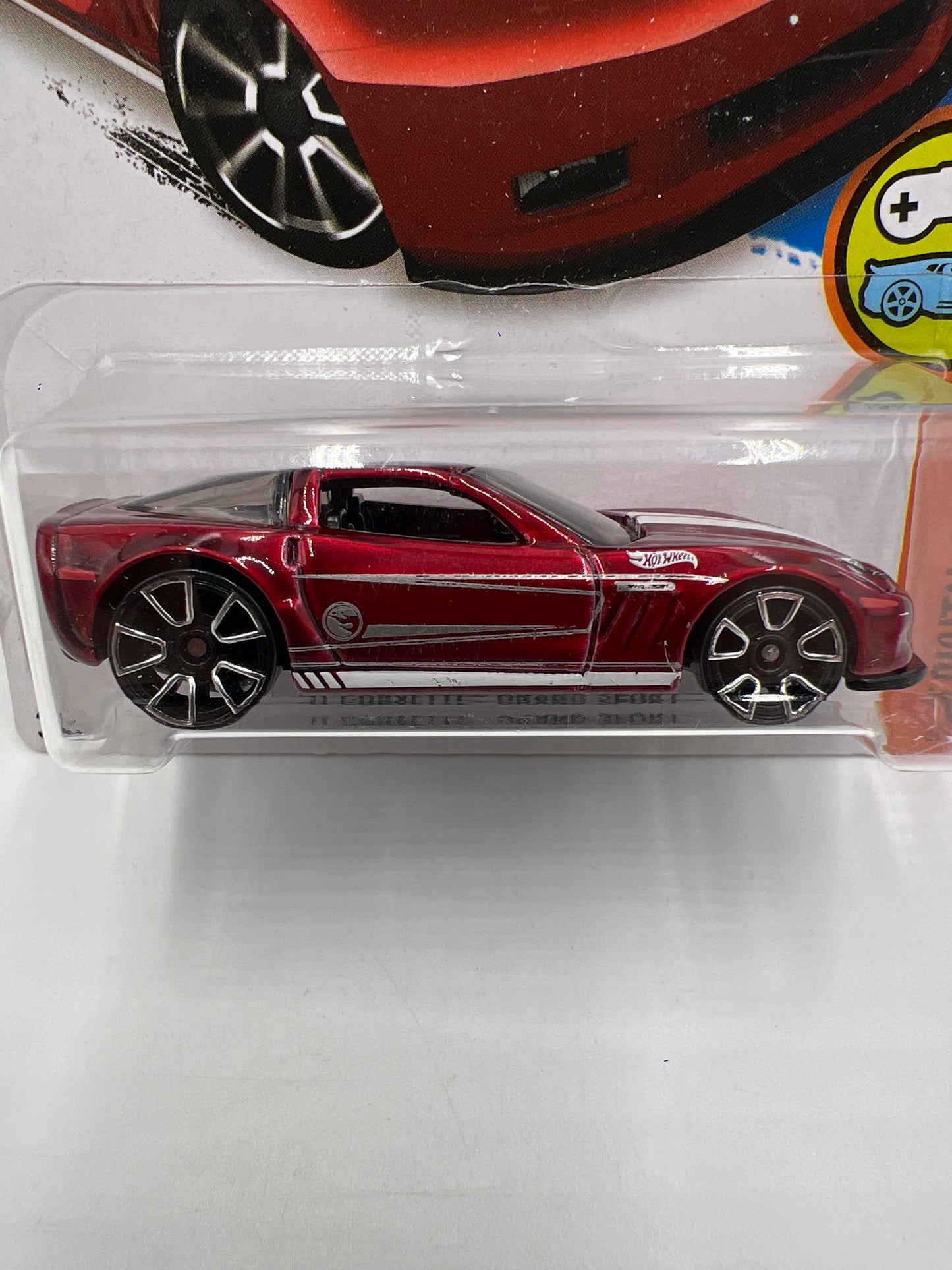 2016 Hot Wheels Treasure Hunt #22 11 Corvette Grand Sport Red