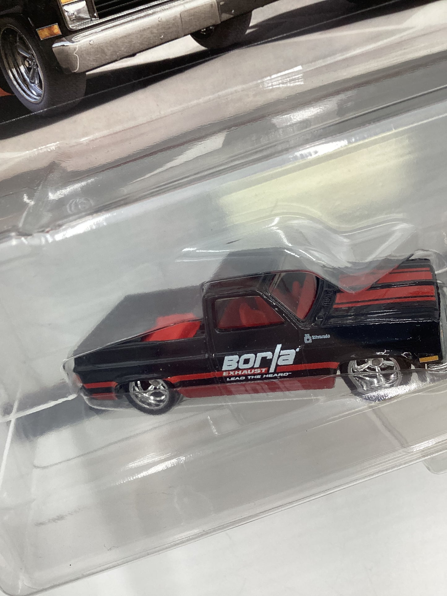 Hot Wheels Premium Target 2 Pack Borla 83 Chevy Silverado 91 GMC Syclone W/Protector