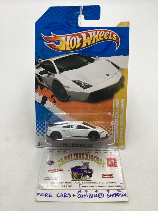 2011 Hot Wheels #009 Lamborghini Gallardo LP 570-4 Superleggera