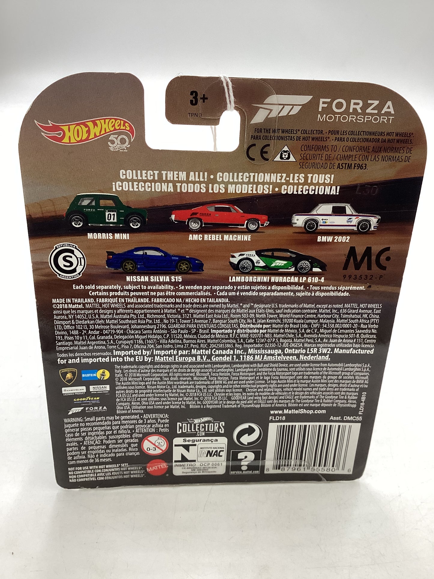 Hot wheels Retro Entertainment Morris Mini Green Forza 1/5 241B