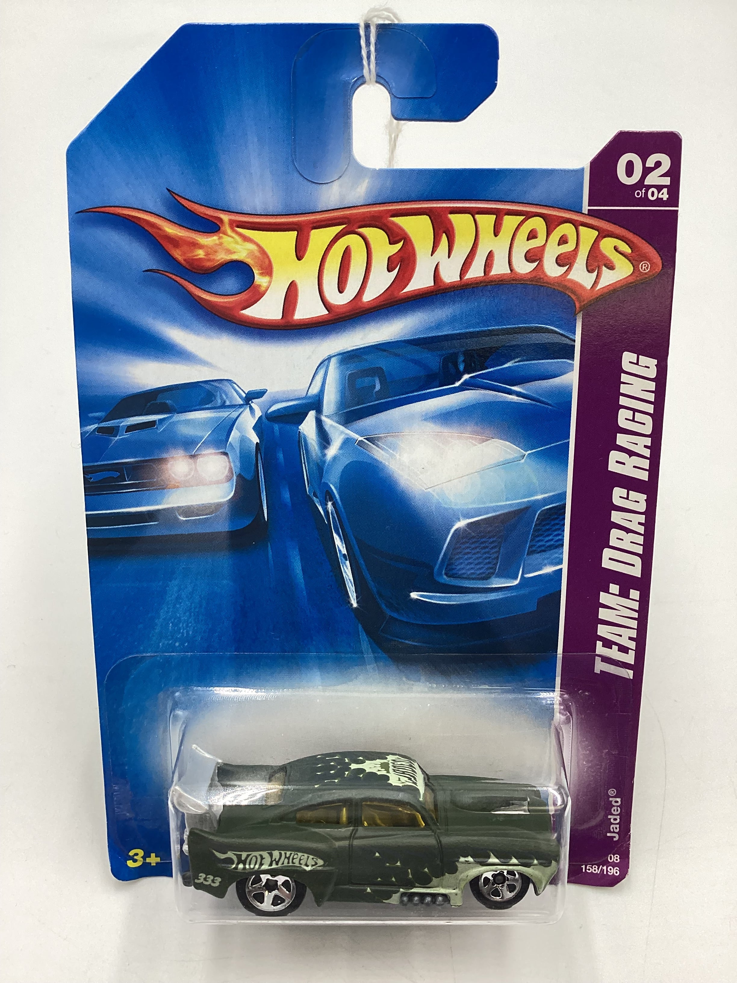 2008 Hot Wheels HW Team: Drag Racing #158 Jaded Dark Green