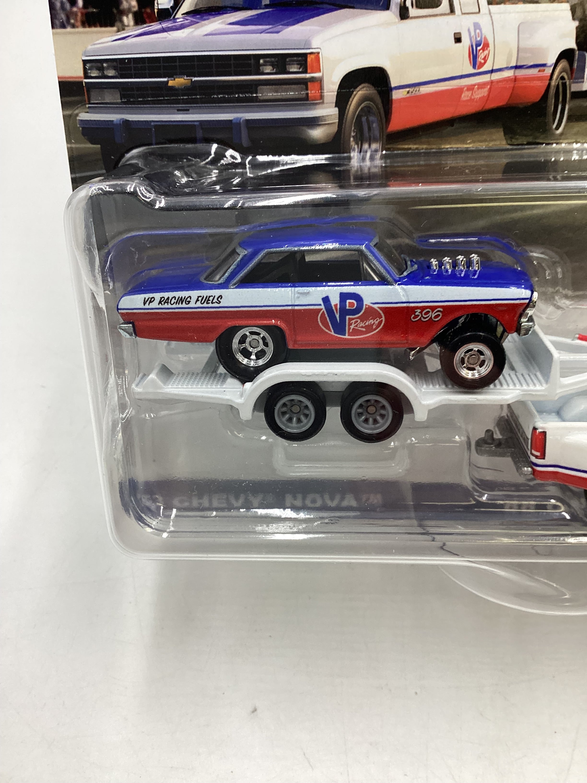 2024 Hot Wheels Team Transport #68 63 Chevy Nova & 88 Chevy