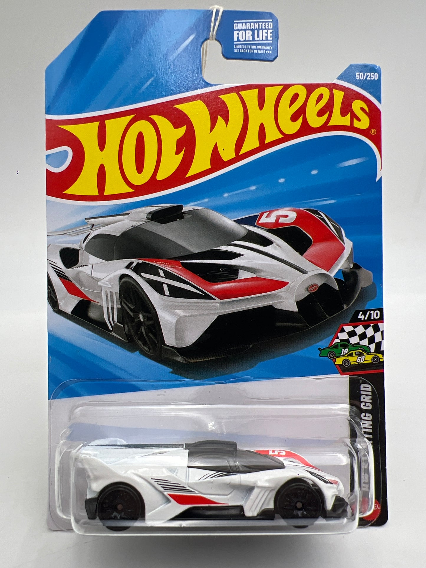 2026 Hot Wheels L Case #50 Bugatti Bolide White