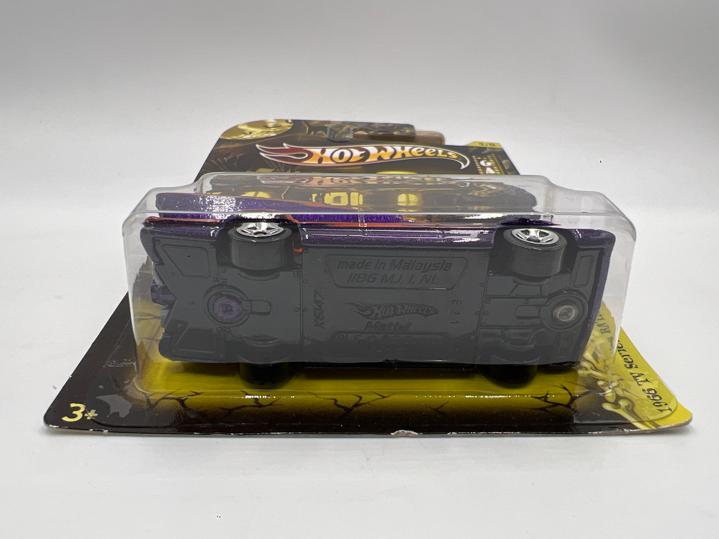 2012 Hot Wheels Kroger Exclusive Happy Halloween Set #3 1966 TV Series Batmobile Purple W/Protector